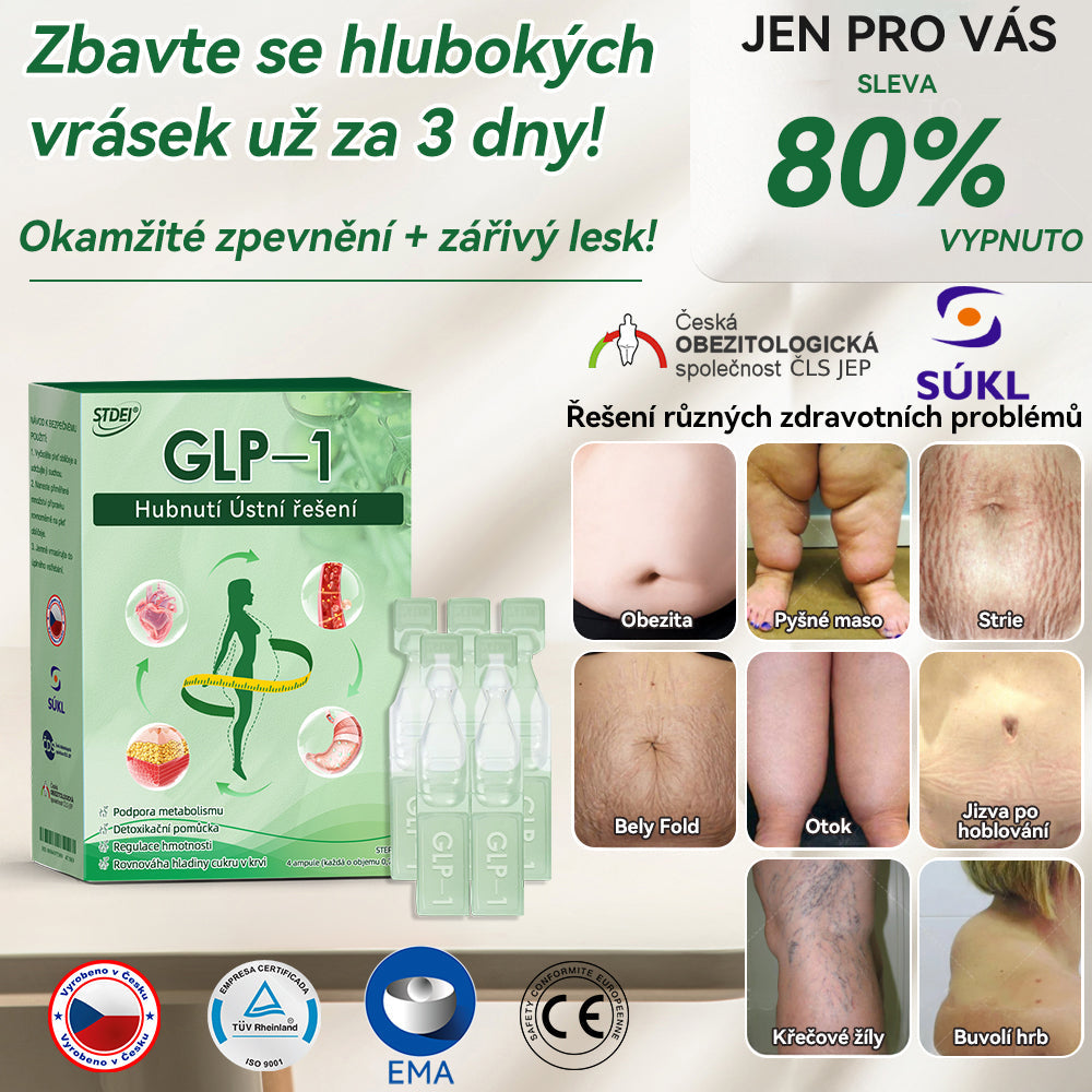✅ Doporučilo přes 100 000 lidí |Oficiální obchod | 𝑆𝑇𝐷𝐸𝐼® 👩⚕️👩⚕️ 𝐺𝐿𝑃-1 𝐻𝑢𝑏𝑛𝑢𝑡í Ú𝑠𝑡𝑛í ř𝑒š𝑒𝑛í - Obezita, kardiovaskulární onemocnění, cukrovka, spánková apnoe, problémy s klouby a další